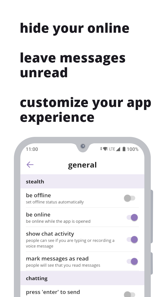 xvii messenger for vk messaging screen